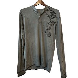 Triple Five Soul Long Sleeved T-Shirt Men’s Large Unique Detailing
